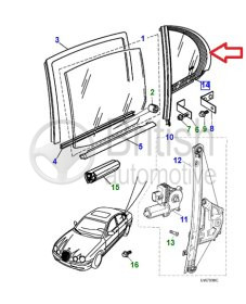 XR856605- levé fixní sklo- VÝPRODEJ