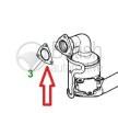 XR851855- těsnění mezi turbo a katalyzátor 2.7TdV6
